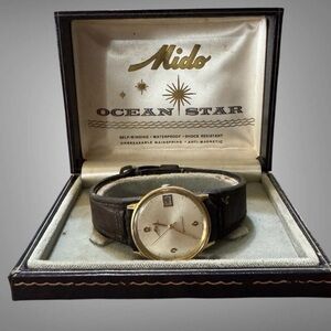 Mido Ocean Star Gold and Black Watch